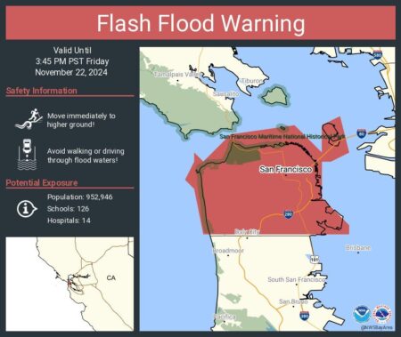 Downtown San Francisco experiences first tornado warning in recorded history – Yahoo