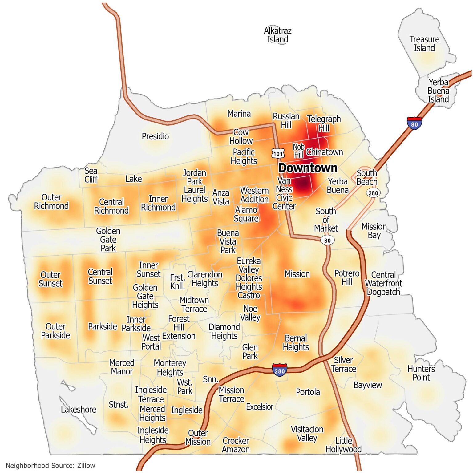 Here Are the 8 Most Dangerous Places in San Francisco After Dark – Only In Your State