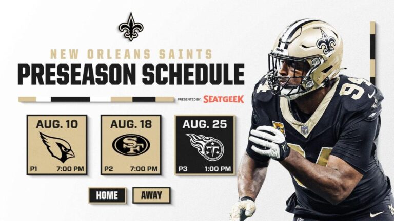 New Orleans Saints Vs. San Francisco 49ers Preseason Game Airing On National TV – Sports Illustrated