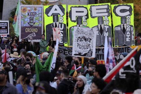 APEC San Francisco protesters span gamut of political issues – Reuters