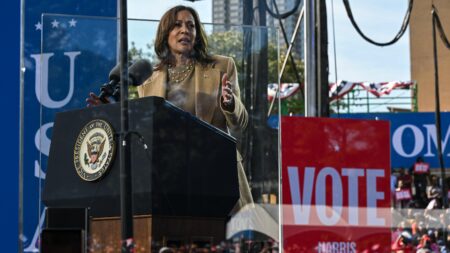 Unseen in California, anti-Harris political ads blanket swing states – CBS News