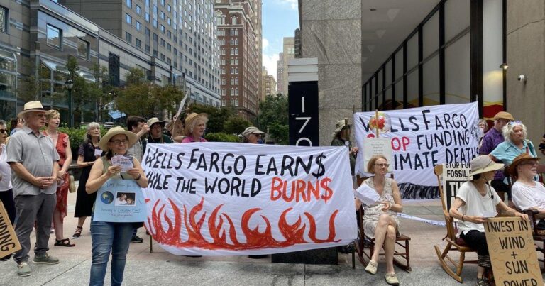‘Wells Fargo is complicit’: seven arrested at climate protests outside bank’s offices – The Guardian