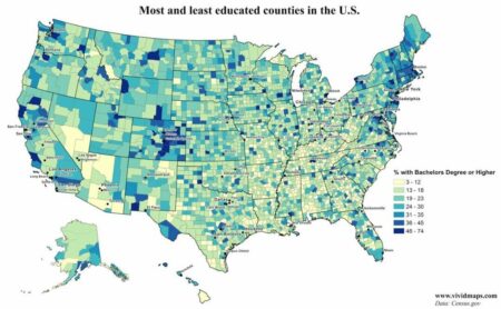 The 10 most and least educated cities in the United States – CNBC