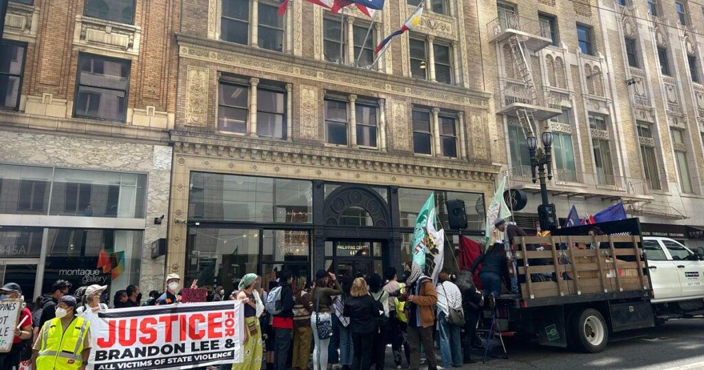 Passionate Protesters Gather Outside Philippine Consulate in San Francisco to Condemn President Marcos Jr Protesters rally outside Philippine consulate in San Francisco to condemn President Marcos Jr. – CBS News